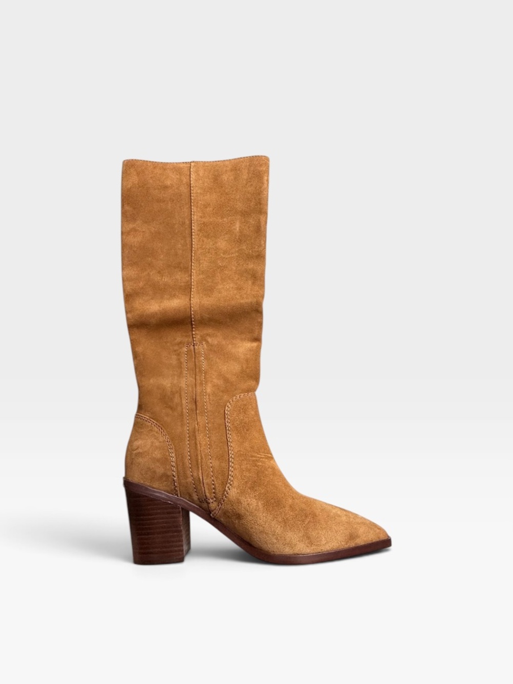 Cole Haan Willa Boot Women's Over the Knee Shoe Size 10.5 Tan Seude